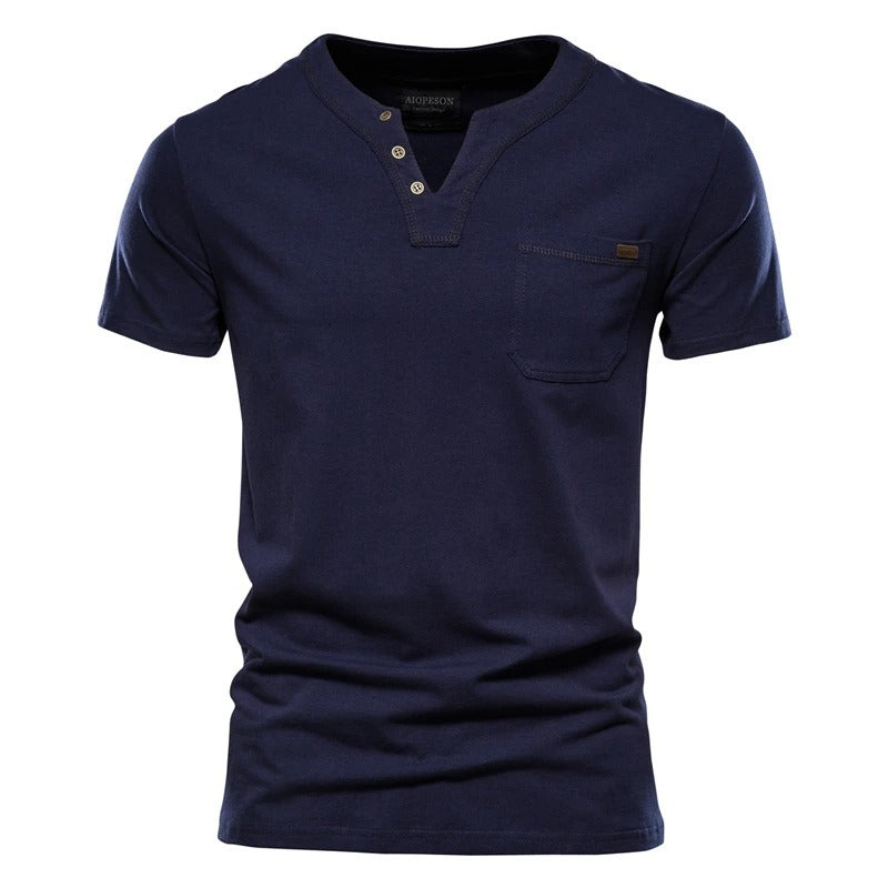 Men’s Casual Slim Fit Cotton Pocket T-Shirt