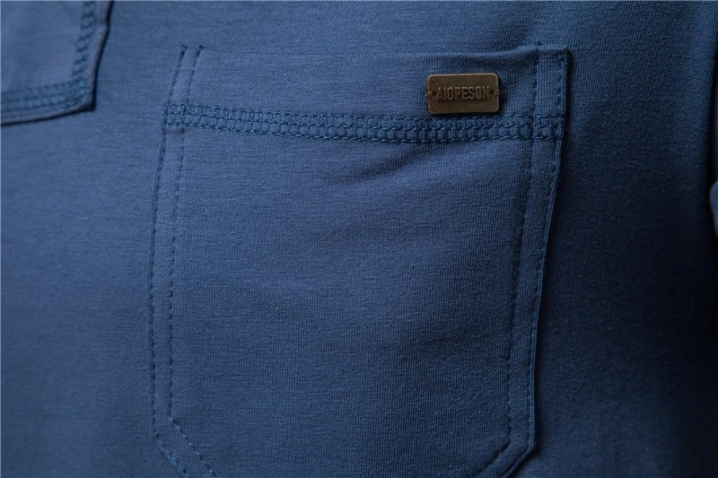 Men’s Casual Slim Fit Cotton Pocket T-Shirt