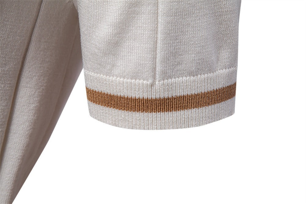 Men’s Short Sleeve Knit Polo Shirt